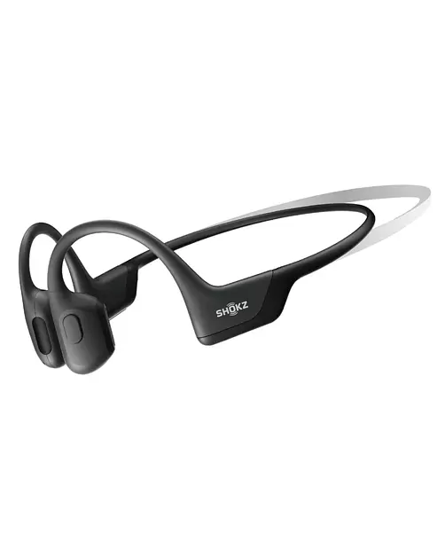 SHOKZ OpenRun Pro Mini - Premium Bone Conduction Open-Ear Bluetooth Sport Headphones - Sweat Resistant Wireless Earphones for Workouts and Running with Deep Base - Built-in Mic, with Headband
