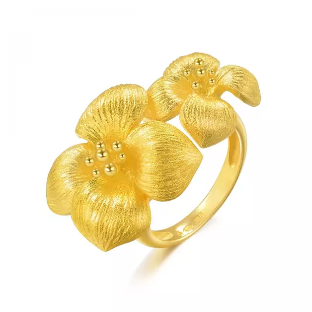 CHOW SANG SANG 999.9 24K Pure Gold Ring Price-by-Weight 11.6g