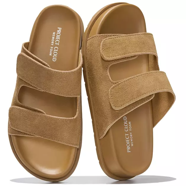 Project Cloud Trendy Adjustable Sandals & Slides for Women(Sleek,CNTSD,6.5)