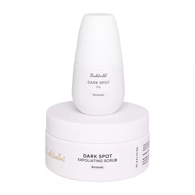 Bushbalm 2-Step Dark Spot & Brightening Routine - Bermuda Oil & Scrub