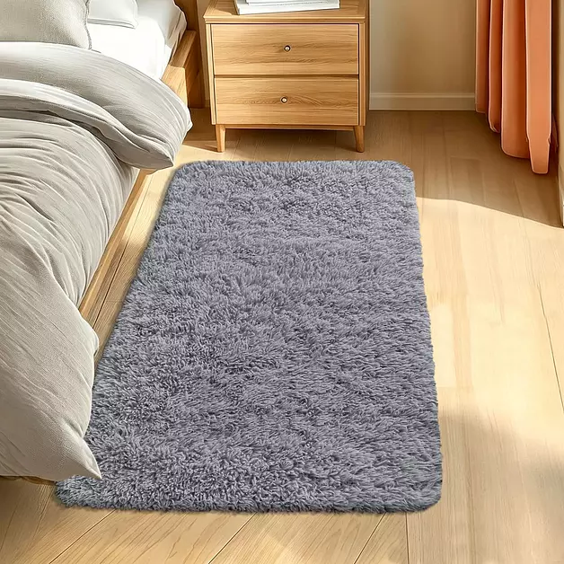Smiry Area Rugs for Living Room Bedroom 2x5 ft, Fluffy Washable Carpet