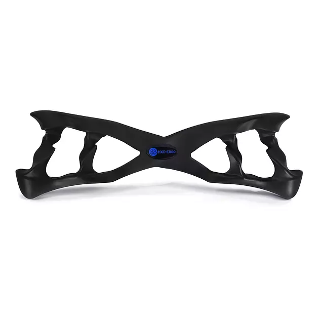 HXD-ERGO LAT Pulldown Attachments-LAT Pull Down Bar with Ergonomic Grips, Bicep Tricep Bar Pushdown Cable Attachment for Gym, Muscle Exercise, Strength Training (Medium & Wide Grip)