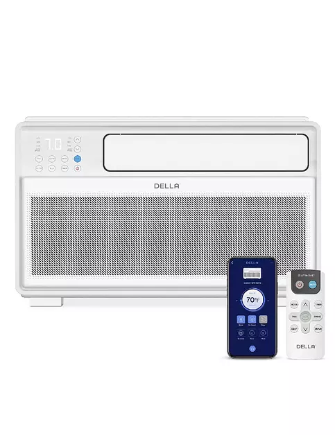 DELLA 8000 BTU Inverter Window Air Conditioner, WiFi Alexa, Energy Star