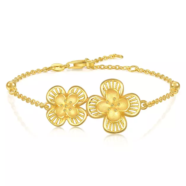 CHOW SANG SANG 999.9 24K Pure Gold Bracelet Price-by-Weight 6.36g