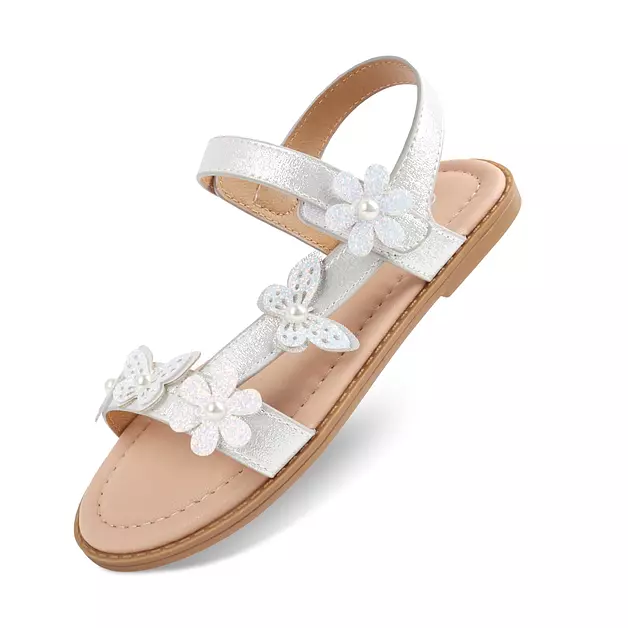 Wulubaba Toddler Girl Sandals Open Toe Butterfly Dress Sandals
