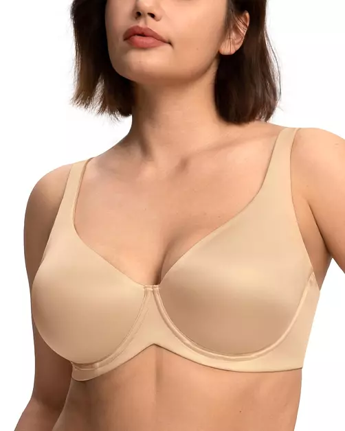HSIA Minimizer Bras for Women Plus Size Unlined Tshirt Bra for Large Breast